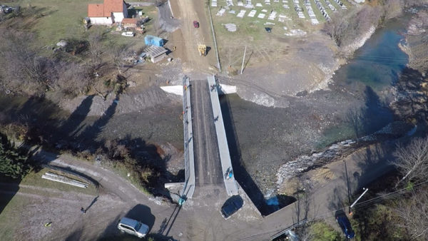 Construction of a bridge on the Ljuboviđa river