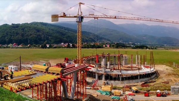 Construction of a pedestrian bridge over the main road Podgorica - Bijelo Polje, in the municipality of Mojkovac